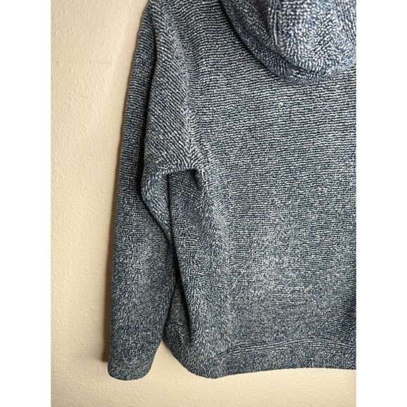The North Face Women’s M Blue Sherpa Fleece Hoodie Pullover Soft Warm - Picture 8 of 12